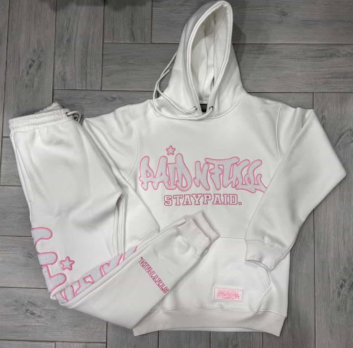 White PAIDNFULL Set